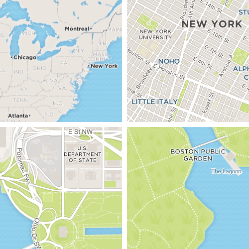 Foursquare (New maps)