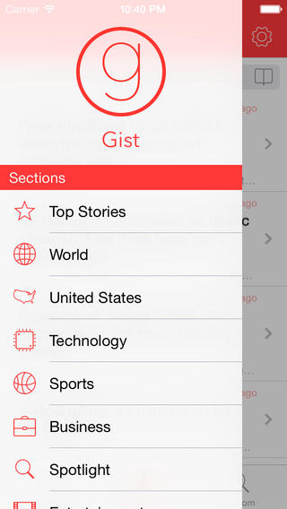 Gist 2.0 for iOS (iPhone screenshot 004)