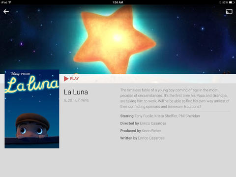 Google Play Movies & TV 1.0 for iOS (iPad screenshot 001)