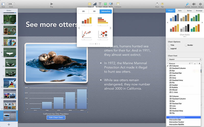 Keynote 6.1 for Mac (screenshot 001)