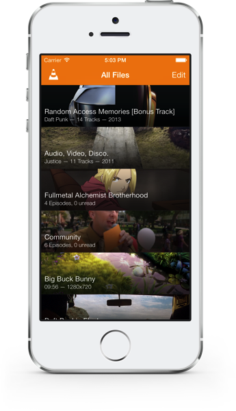 VLC for iOS 2.2 (iPhone screenshot 003)