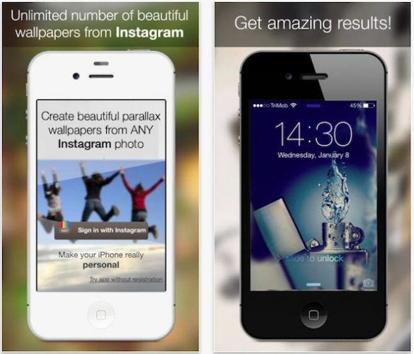 Wallgram lets you create parallax wallpapers from Instagram pictures