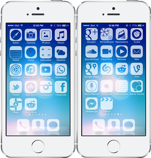 iOS 7 Transparency