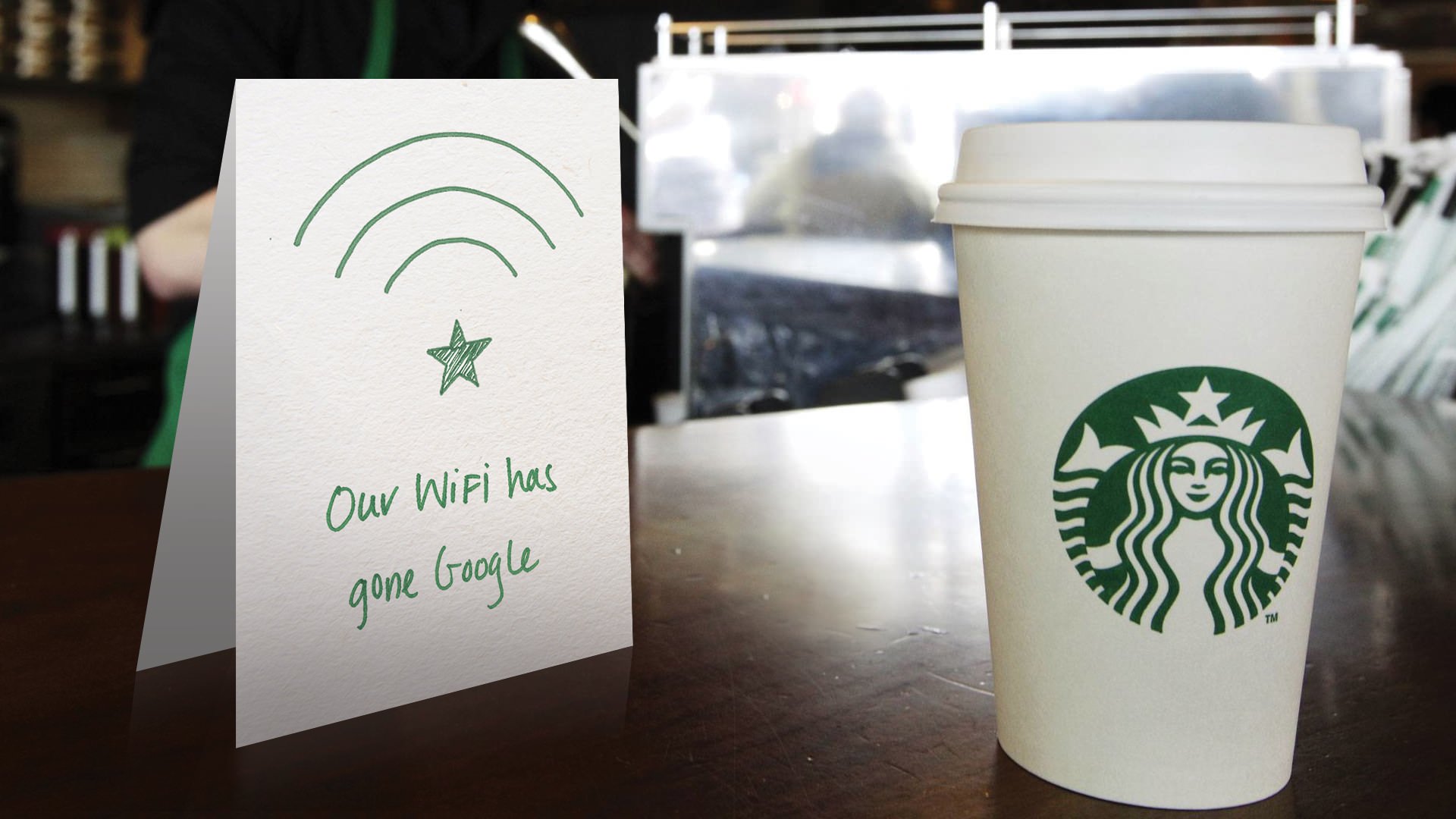 Google WiFi Starbucks