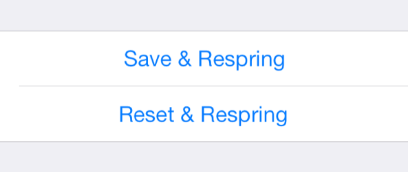 Resized Save and Respring TinyGrid