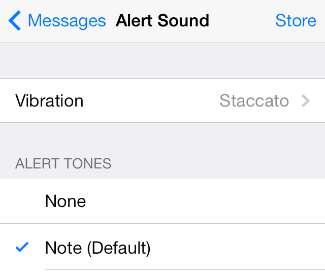 iOS 7 Notification Center Messages alert sounds