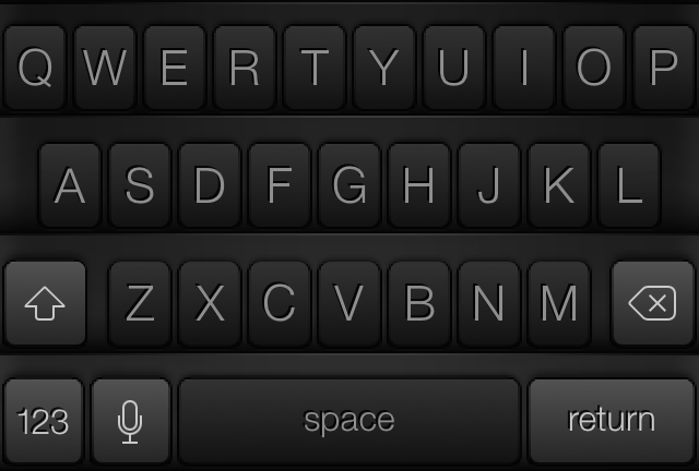 Color Keyboard iOS 7