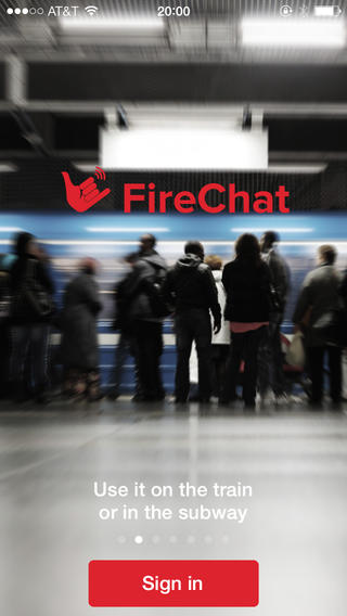 FireChat 1.3 for iOS (iPhone screenshot 001)