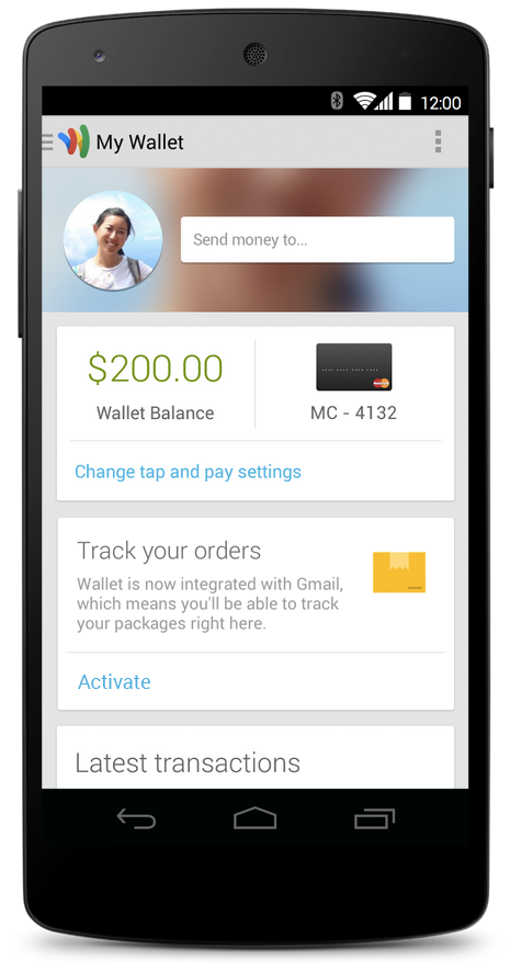 Google Wallet for iOS (Orders, Android screenshot 002)