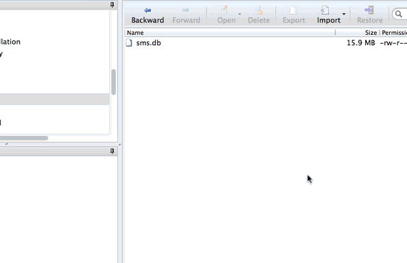 Import Drafts folder iBackupBot