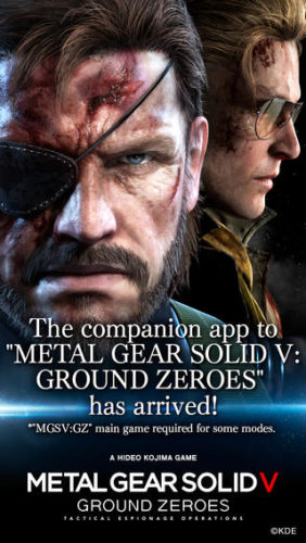 Metal Gear Solid V: Ground Zeroes companion app hits the App Store