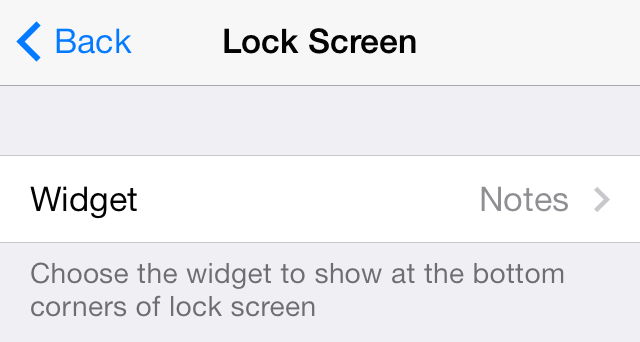 ProWidgets Lock screen