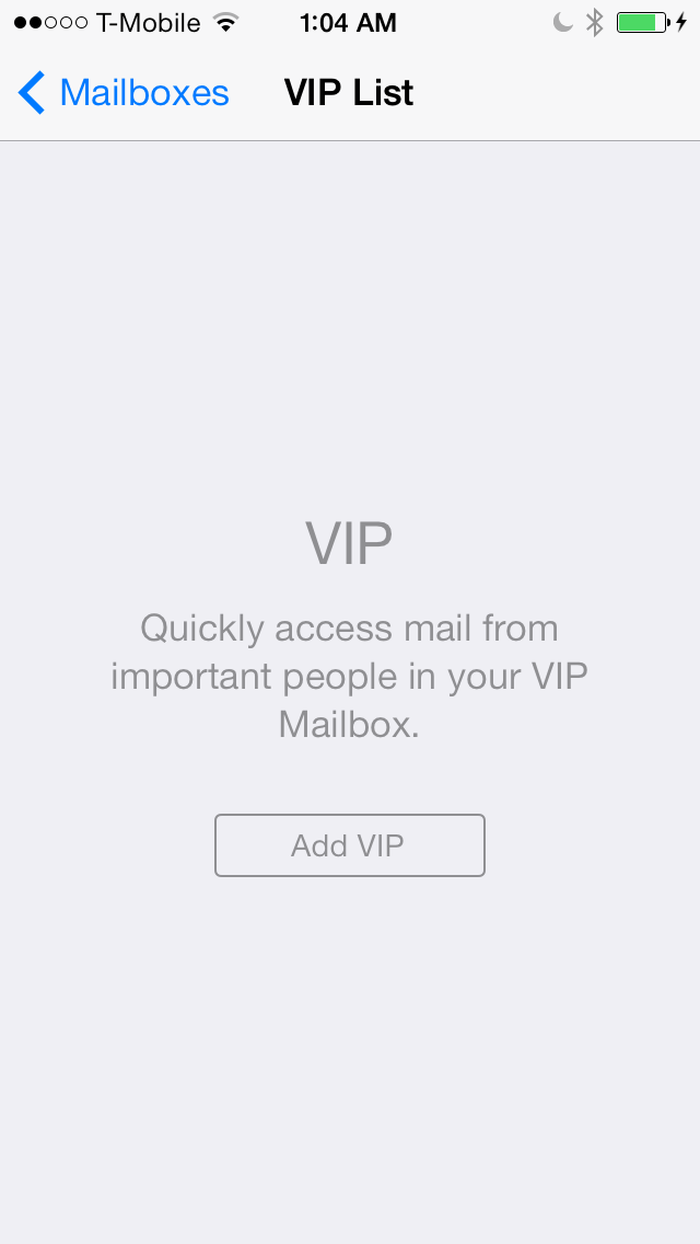 iOS 7 Mail VIP guide