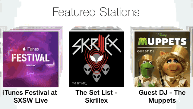 iOS 7 Music Featured Stations