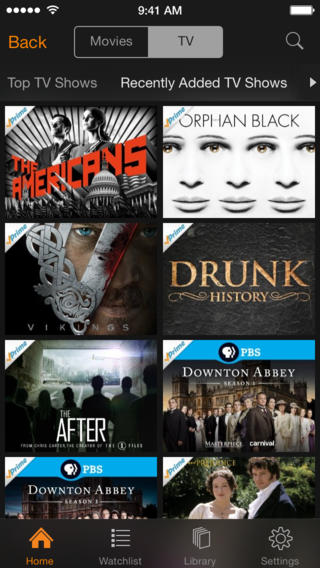 Amazon Instant Video 2.5 for iOS (iPhone screenshot 003)