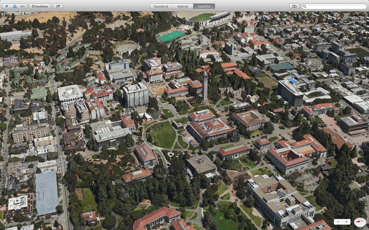 Apple Maps (UC Berkeley, California)