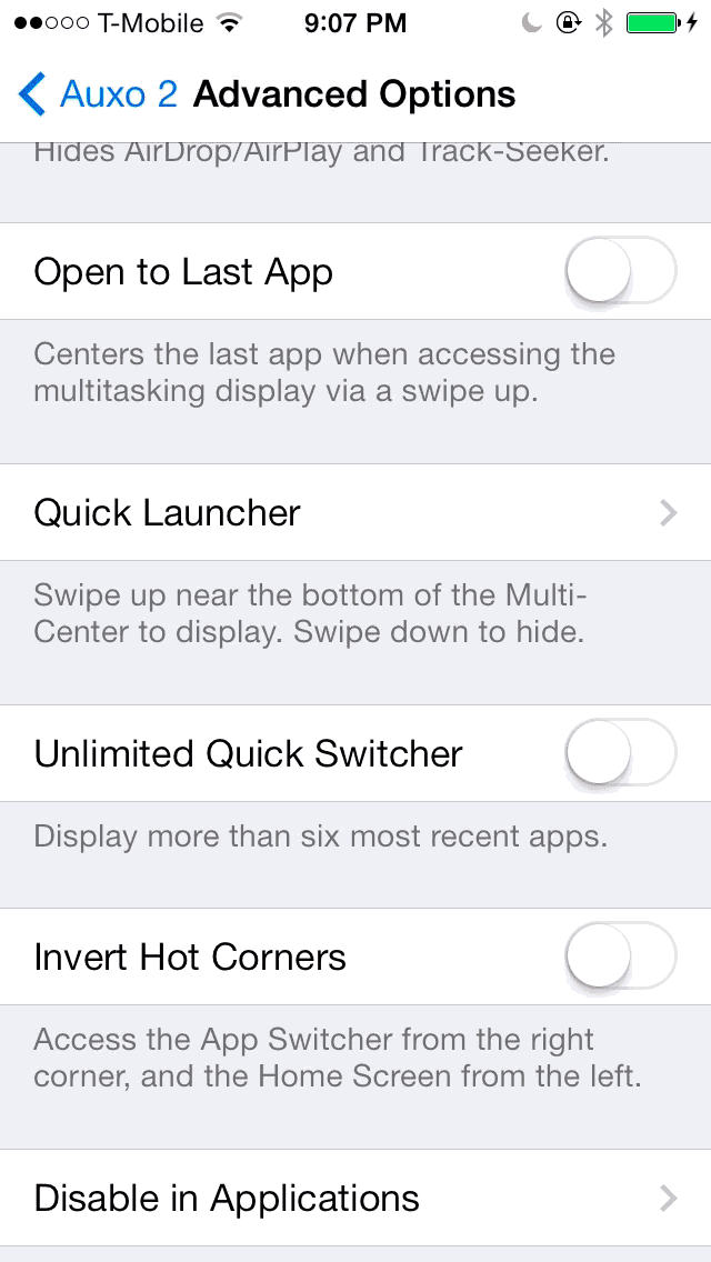 Auxo 2 Unlimited Quick Switcher