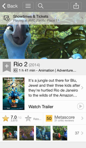 IMDb 4.2 for iOS (iPhone screenshot 002)