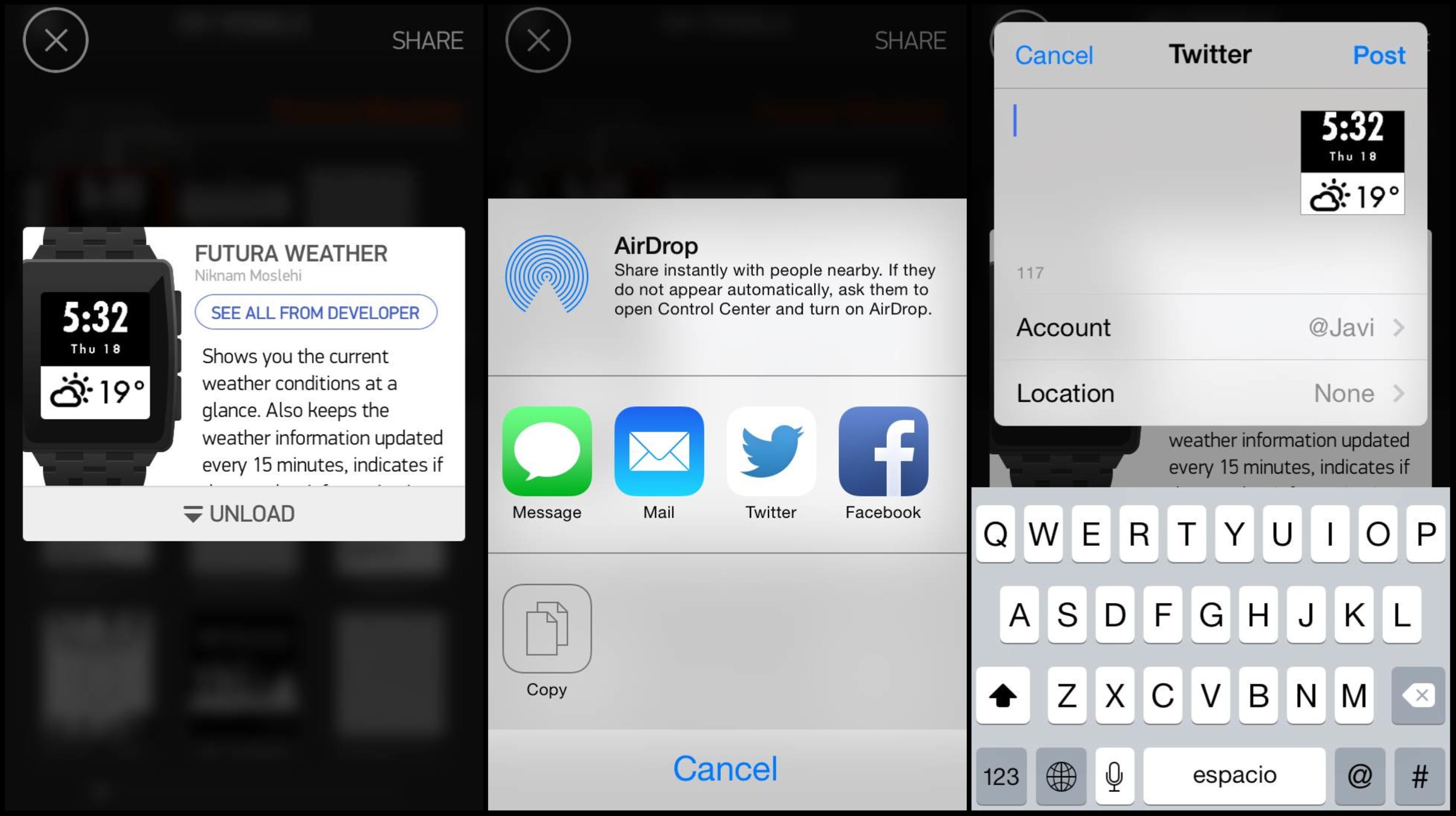 Pebble for iOS 2.1.1 (iPhone screenshot 002)