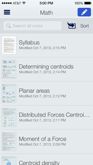 Notability 5.21 for iOS (iPhone screenshot 003)