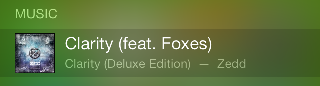 iOS 7 Spotlight Music