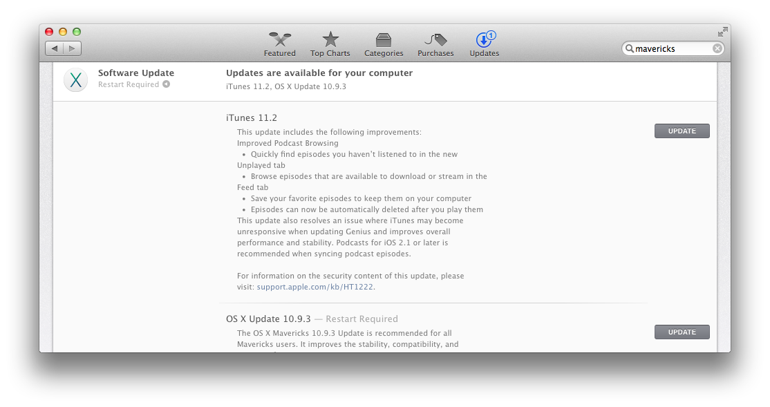 iTunes 11.2 install prompt