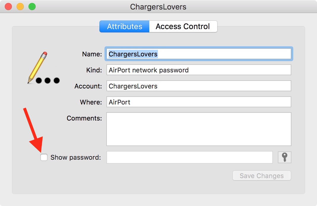how to change wireless network password on mac