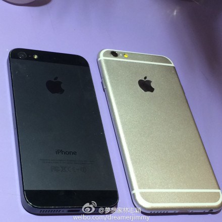 iPhone 6 vs 5s (back part)