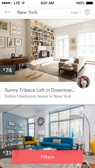 Airbnb 4.0 for iOS (iPhone screenshot 002)