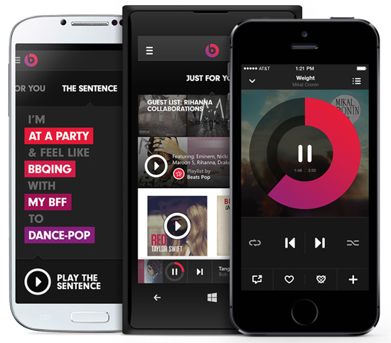 Beats Music (Windows Phone, Android, iOS 001)