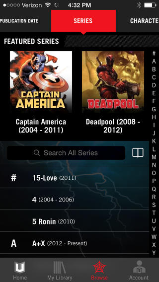 Marvel Unlimited 2.0.4 for iOS (iPhone screenshot 002)