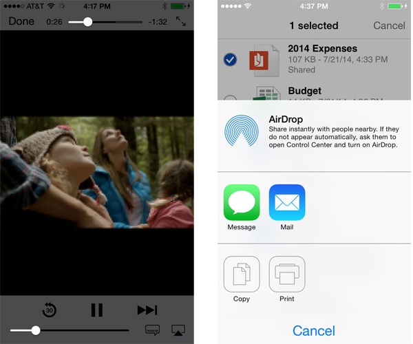 OneDrive 4.3 for iOS (iPhone screenshot 001)