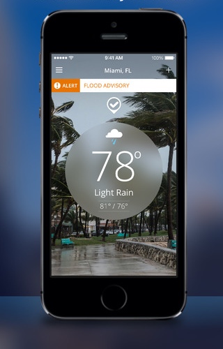 The Weather Channel 6.2 for iOS (iPhone screenshot 002)