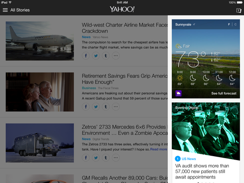 Yahoo Mail 3.1 for iOS (iPad screenshot 001)