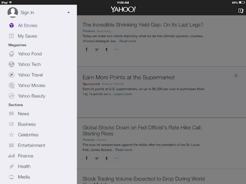 Yahoo Mail 3.1 for iOS (iPad screenshot 002)