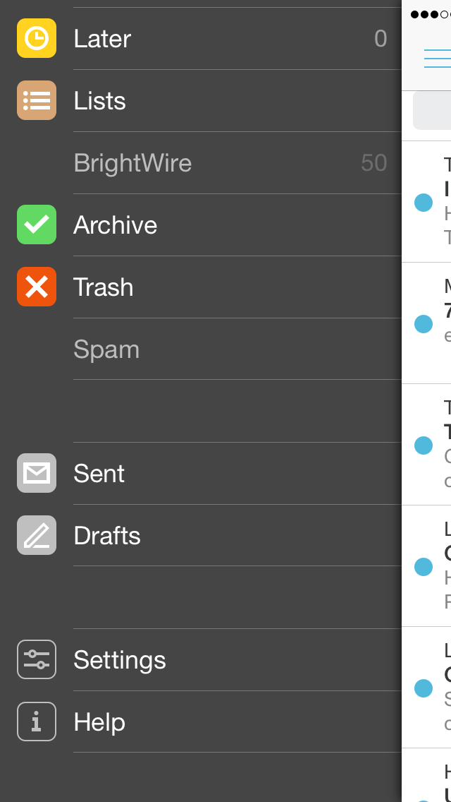 Mailbox 2.2 for iOS (iPhone screenshot 001)