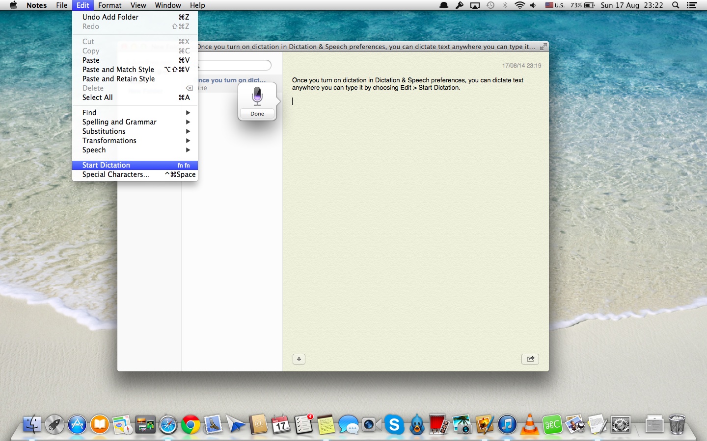 OS X Mavericks (how to Enhanced Dictation, System Preferences, Dictation and Speech 013)