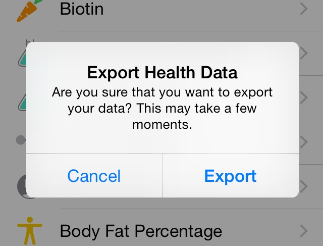 export-Health-data
