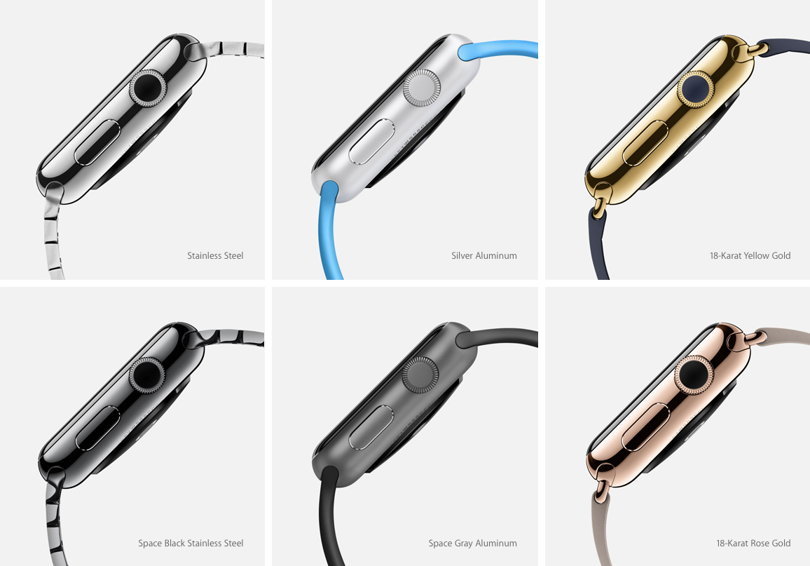 Apple Watch finishes
