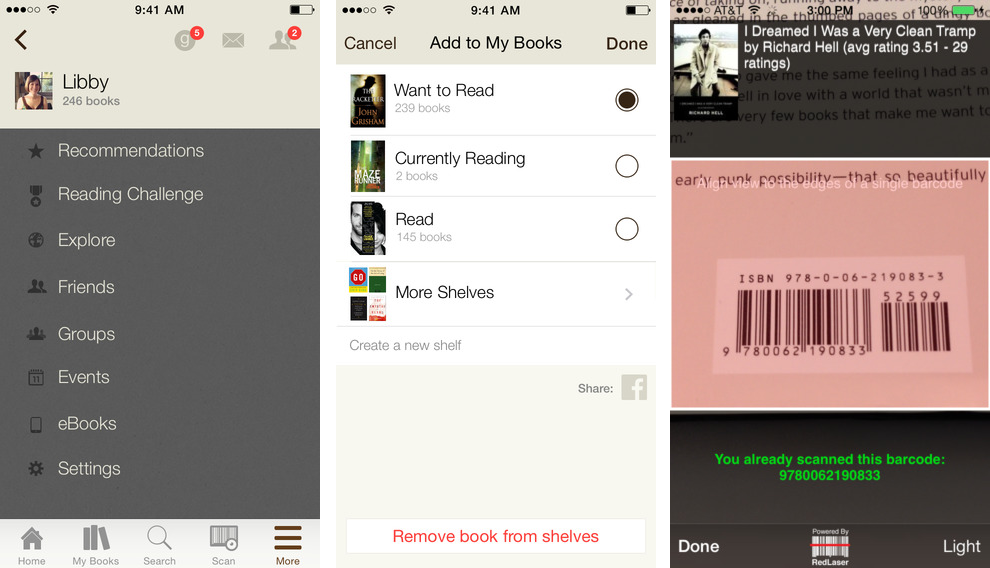 Goodreads 3.0 for iOS (iPhone screenshot 002)