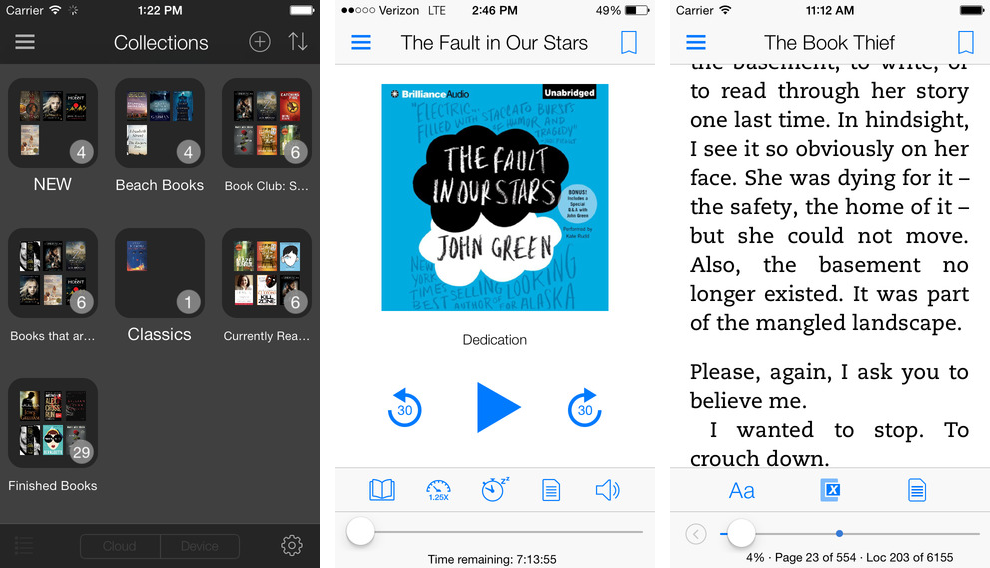 Kindle 4.5 for iOS (iPhone screenshot 002)