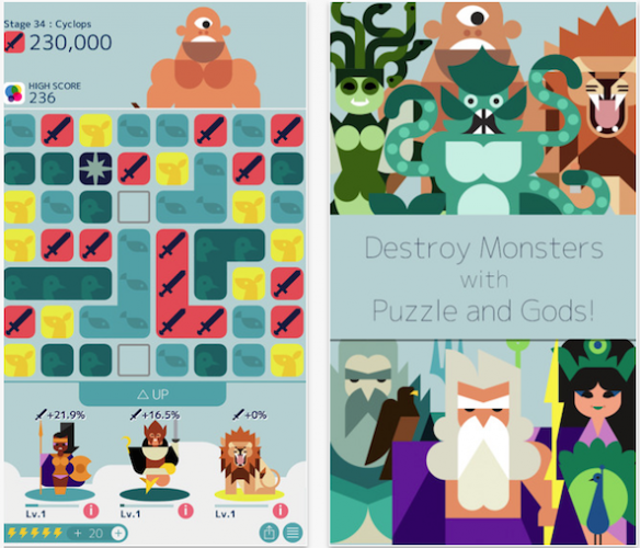 Mujo Ys Destroy your enemy with a match of three in MUJO