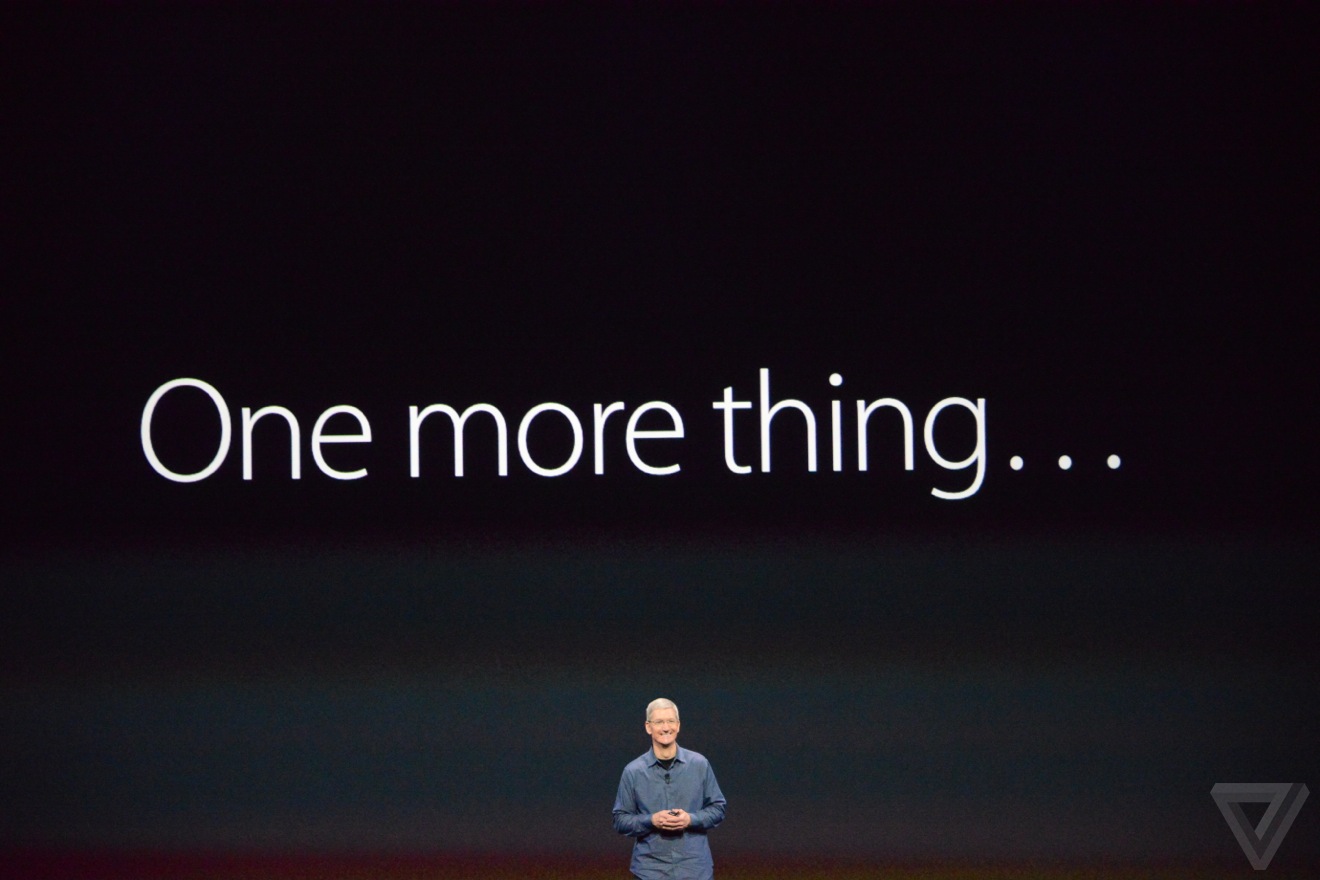 Tim Cook one more thing