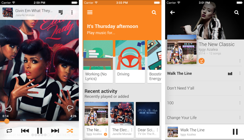 Google Optimizes Play Music For Iphone 6 Screens