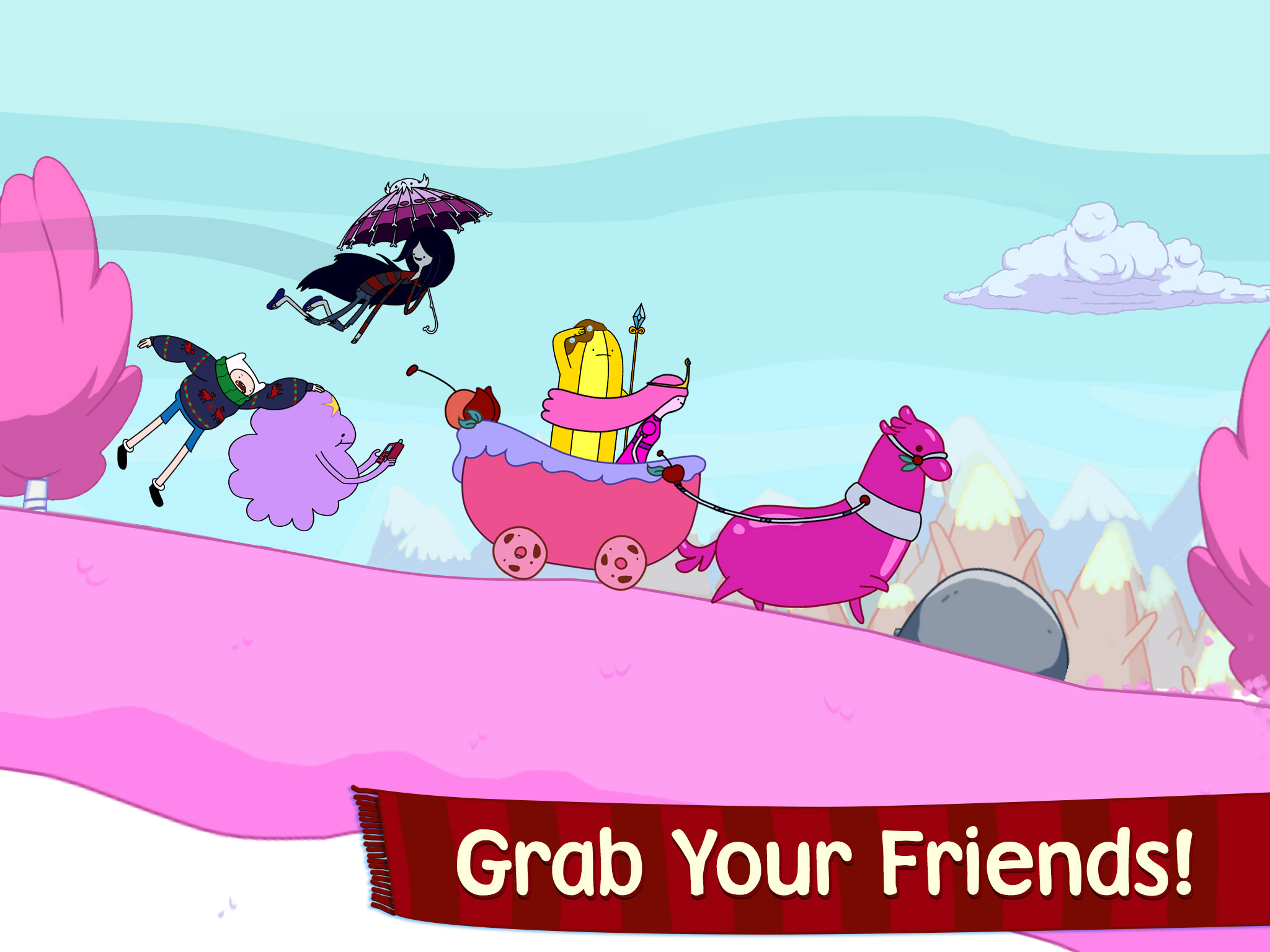 Ski Safari - Adventure Time (iPhone screenshot 002)