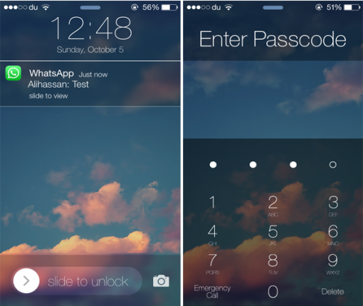 Ascend brings a gorgeous look to your iOS 7 Lock screen
