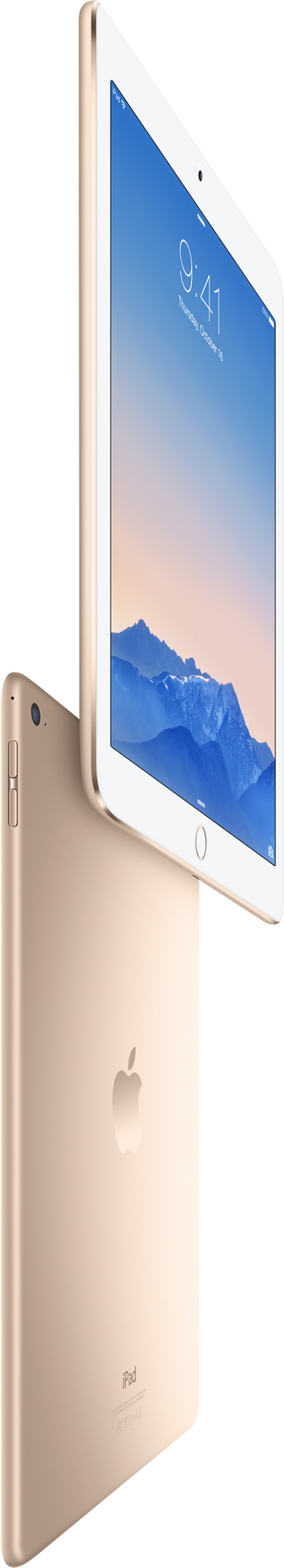 iPad Air 2 gold standing