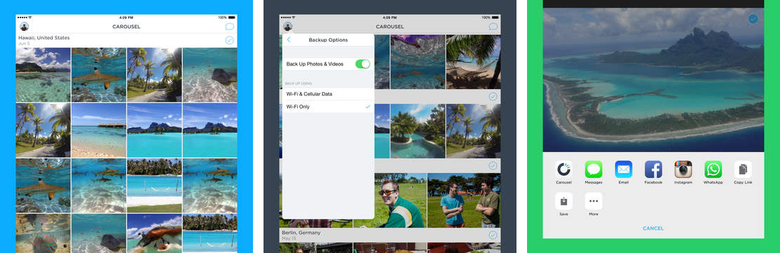 Carousel 1.7 for iOS (iPad screenshot 001)