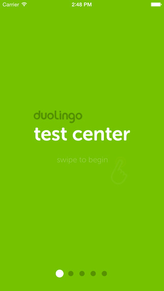 Duolingo Test Center 1.0 for iOS (iPhone sreenshot 001)