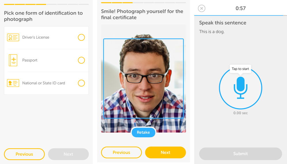 Duolingo Test Center 1.0 for iOS (iPhone sreenshot 003)